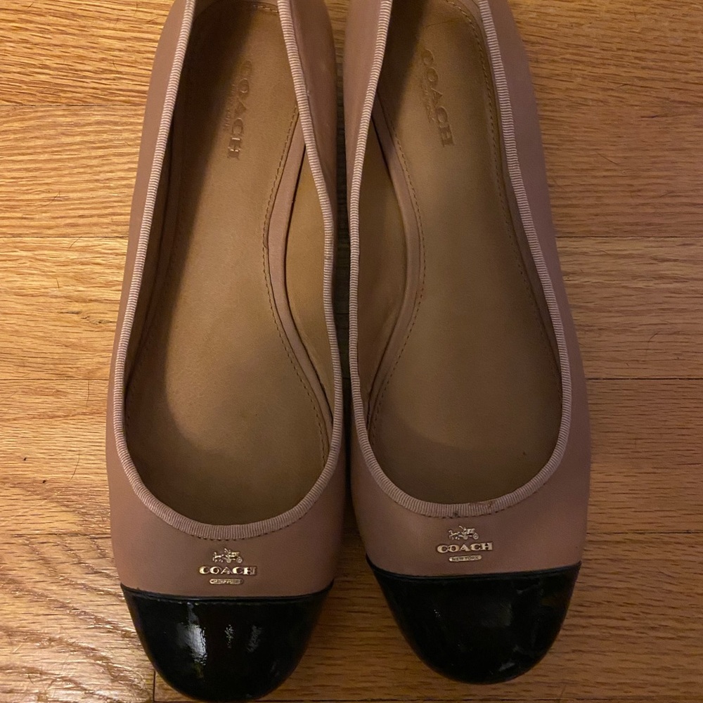 Coach Leather Flats - size 8.5